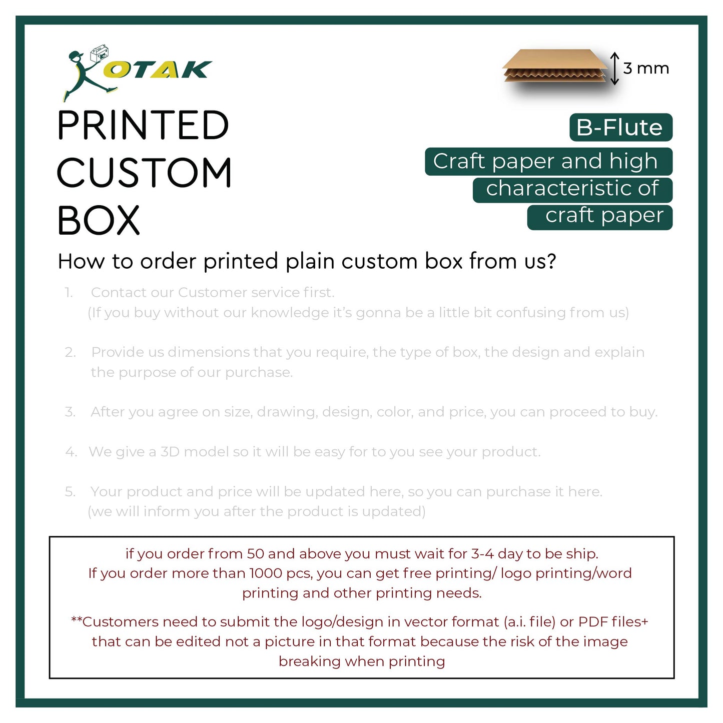 Custom Box / Custom Die-cut