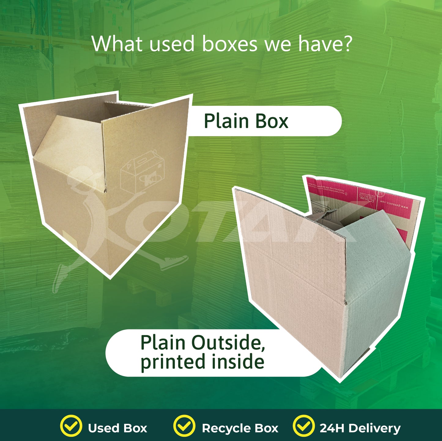 Kotak Used Box / Recycle Box