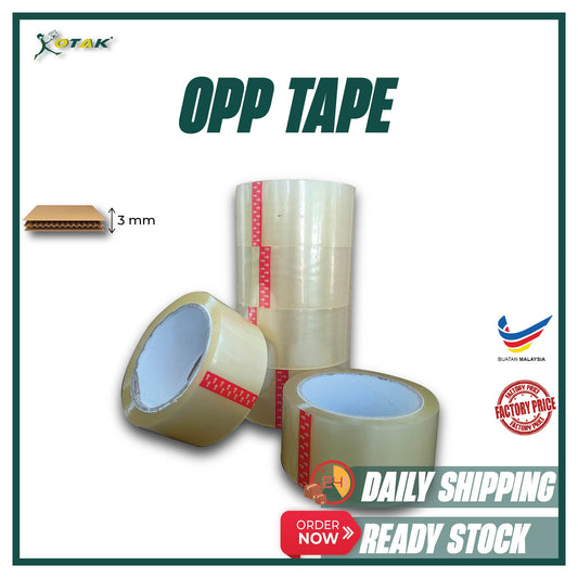 OPP Tape 48 mm x 80m transparent packaging clear adhesive tape