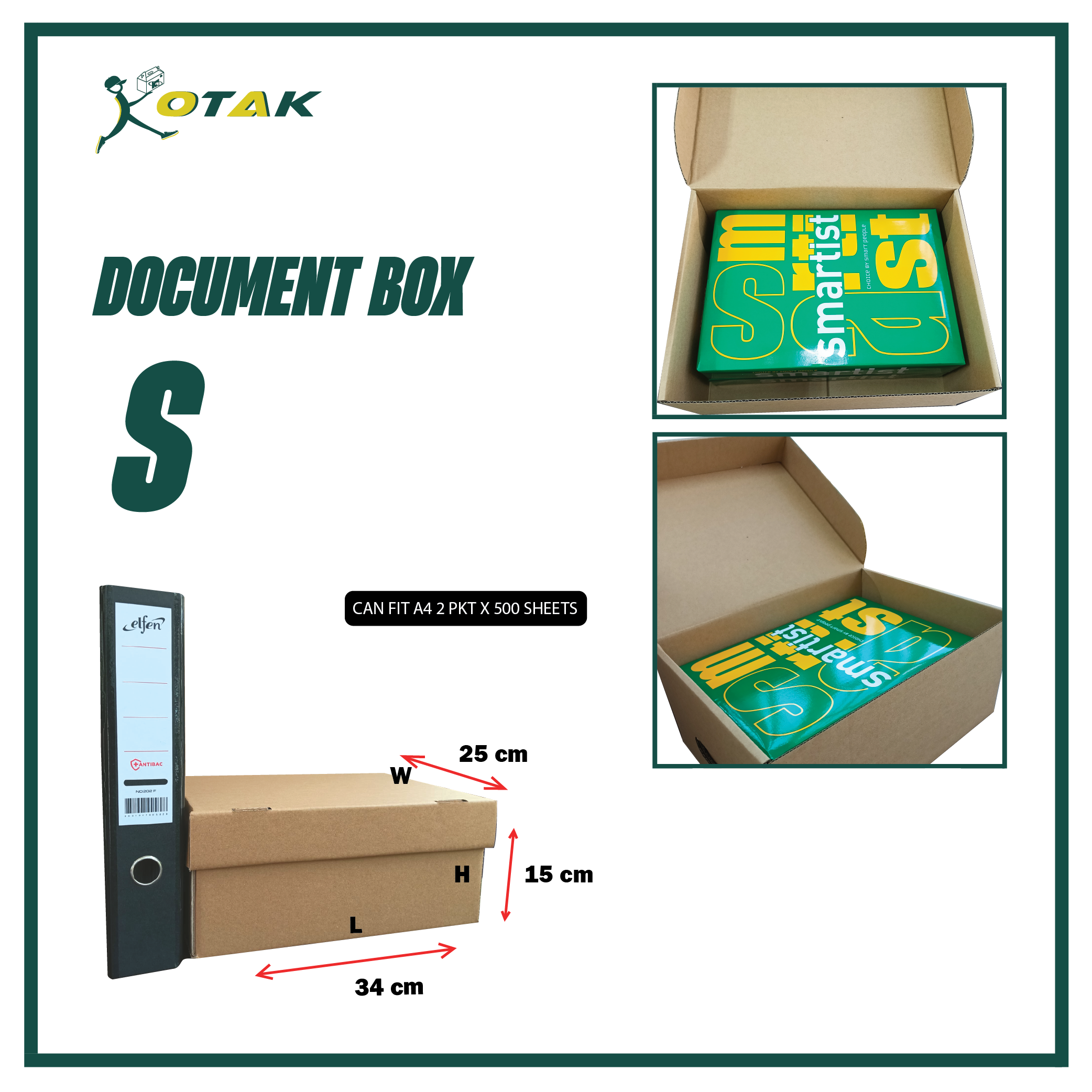Box Format Documents Storage Box / Document Box / Packaging / Shipping / Online Website ...